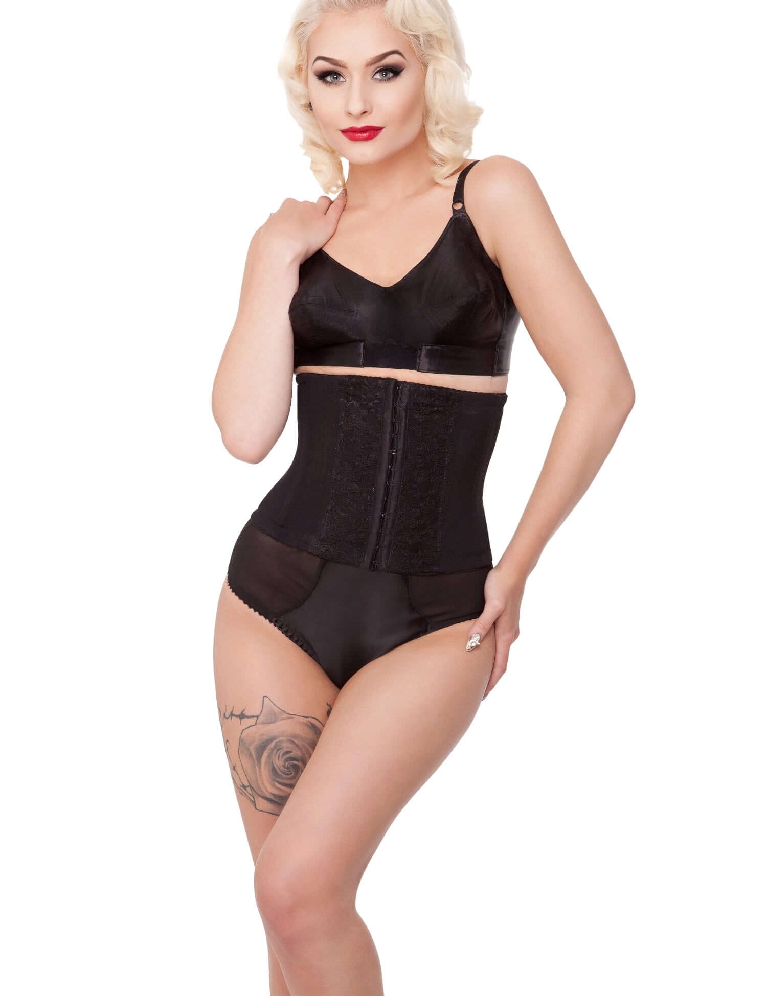 Court Royal Powerful L'amour Cincher With Lace