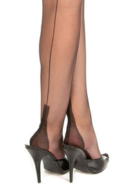 Cuban Heel Fully Fashioned Nylon Stockings