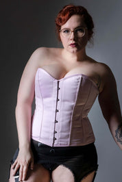 Kinnaird Ireland Dita Corset in Pink Duchess Satin