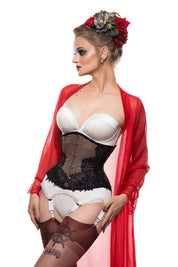 Cappuccino Steel Boned Waist Cincher