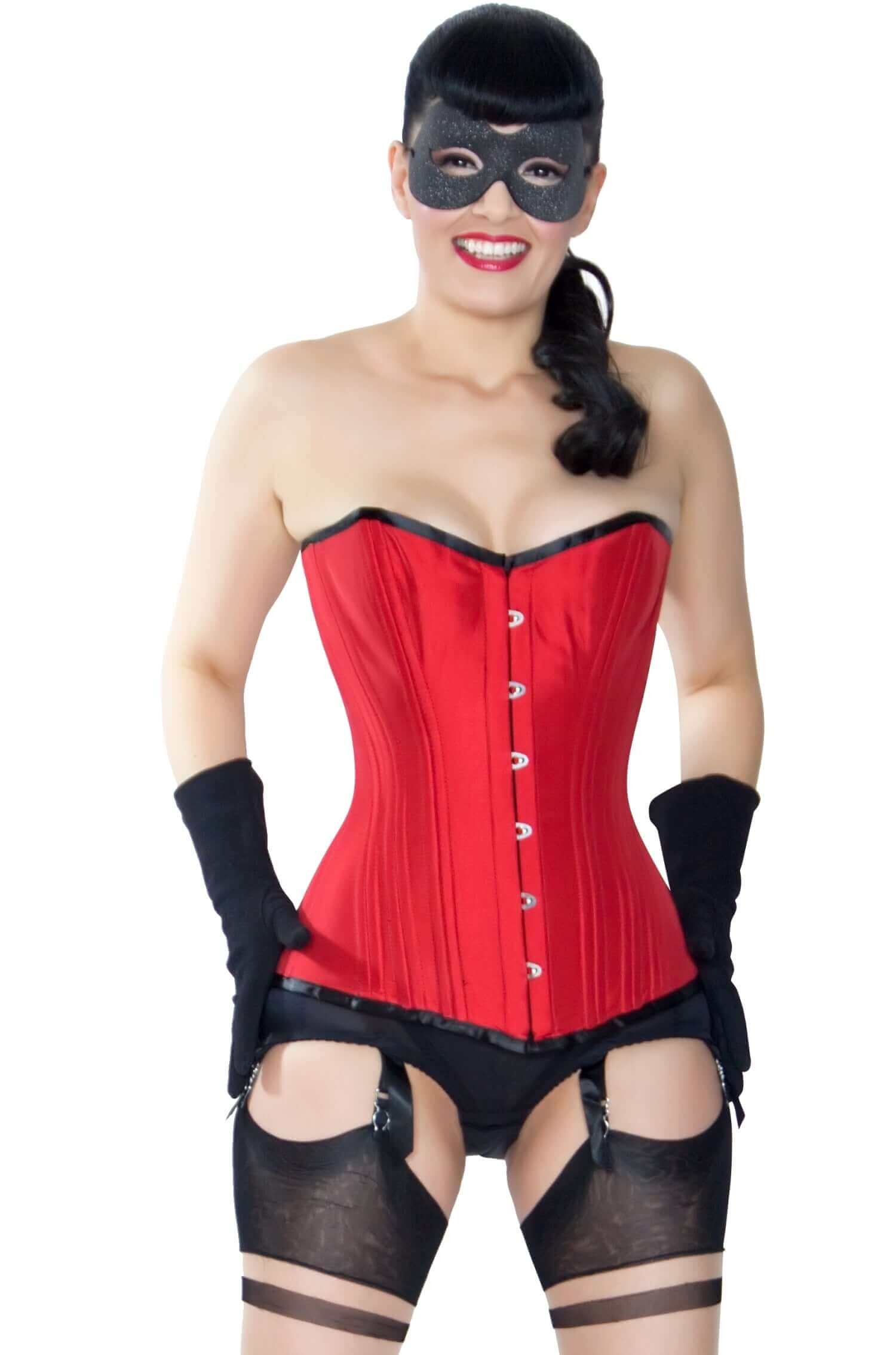 Playgirl Red Overbust Waist Trainer Corset