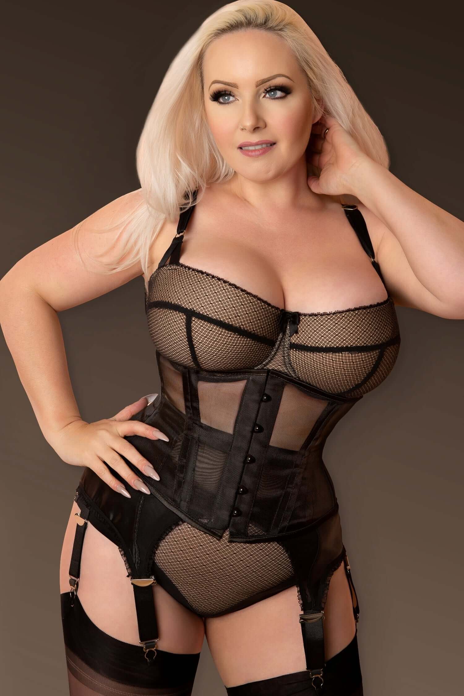 Plus Size Mimi Mesh Waist Training Waspie Corset