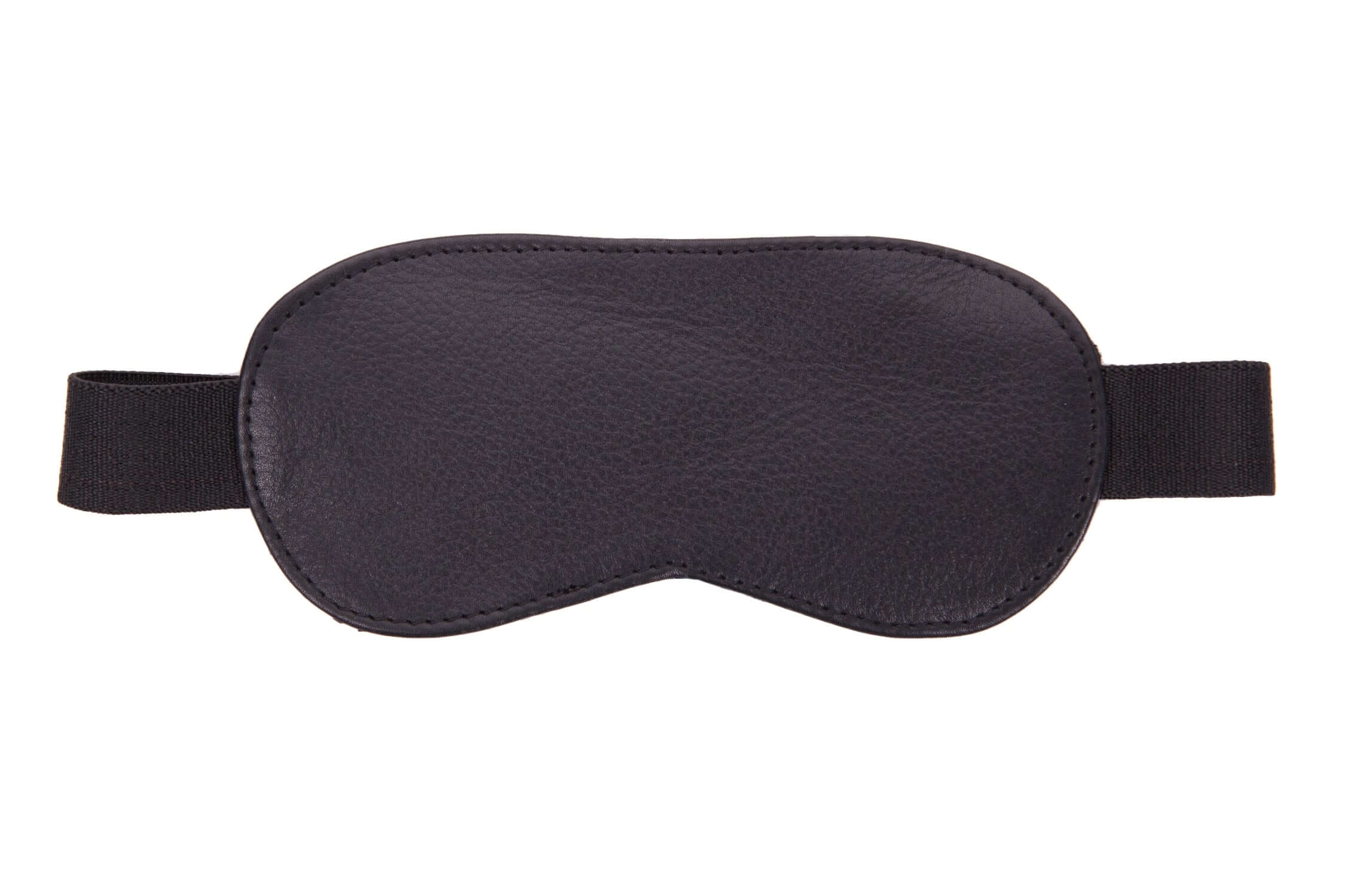 Fur Lined Real Leather Blindfold