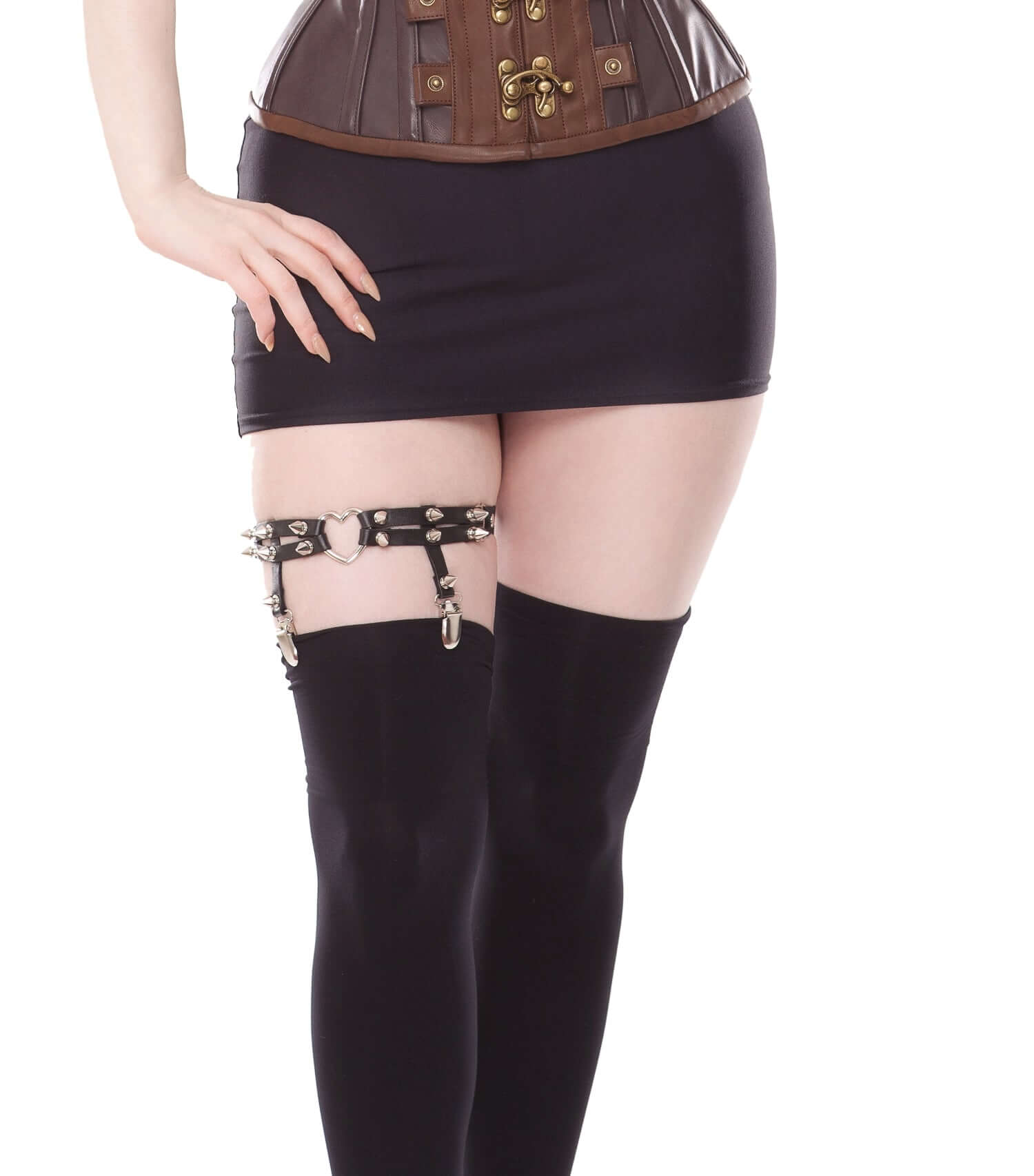 Playgirl Black Leg Garter Suspender