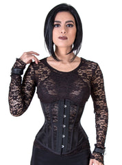 Black Mesh Corset