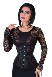 Black Mesh Corset