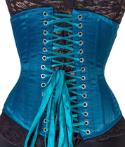 Dark Turquoise Steel Boned Corset