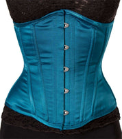 Dark Turquoise Steel Boned Corset