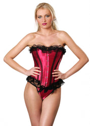 Wine Boned Corset