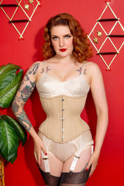 Artemis Corset Designed by Lucy's Corsetry Hourglass Silhouette in Nude